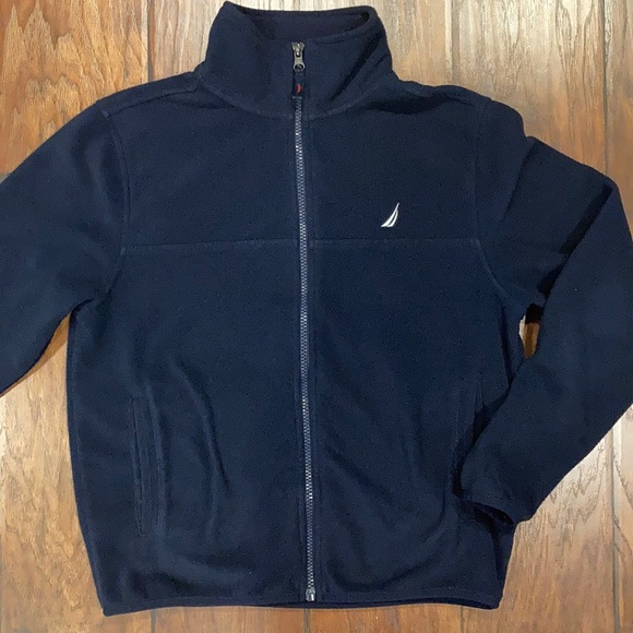NAUTICA fleece jacket M 10/12 EUC - Picture 2 of 4
